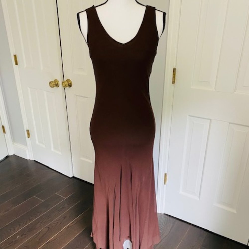 Silk Summer Maxi Tank Top Dress